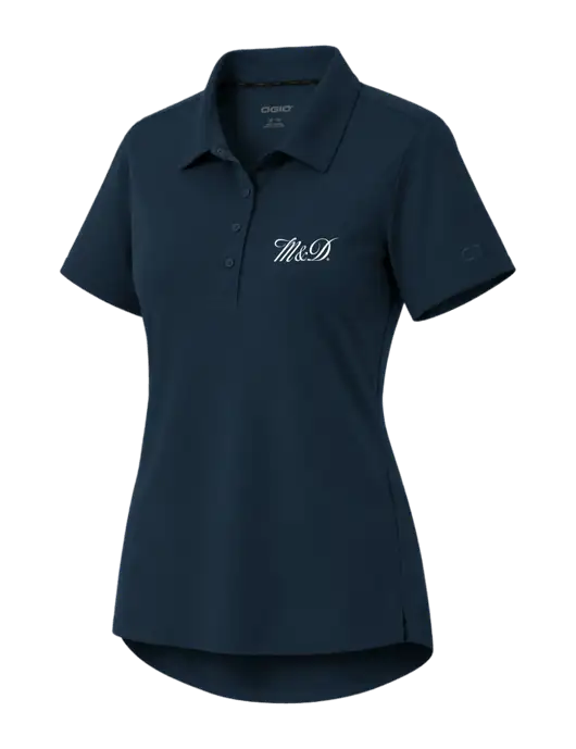 OGIO Womens Envision Dark Navy Polo w/M&D Logo