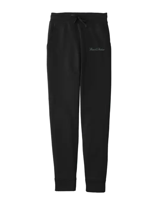 Sport-Wick Black Fleece Jogger w/Morris & Dickson Logo