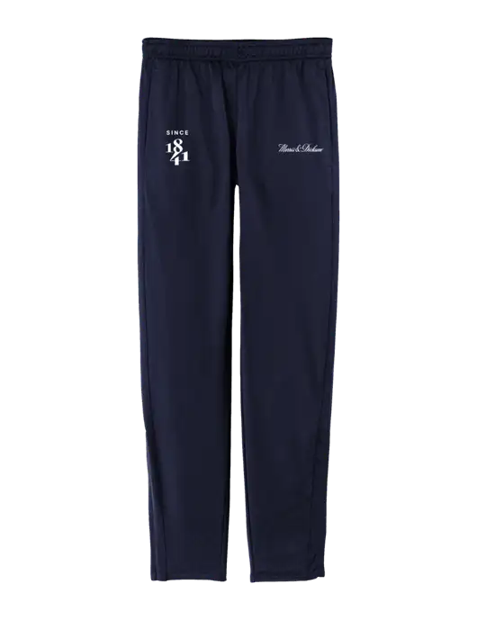 Tricot Navy Track Jogger w/Morris & Dickson Logo, Since 1841 Logo