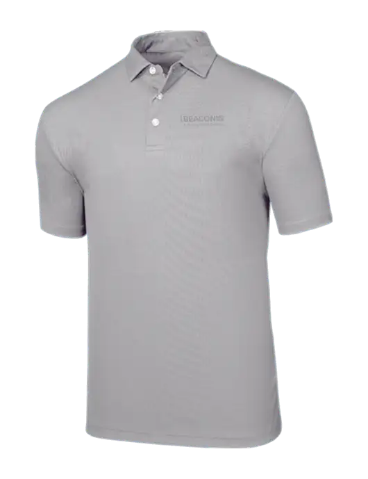 Callaway Birdseye Light Grey Polo w/BeaconMD Logo