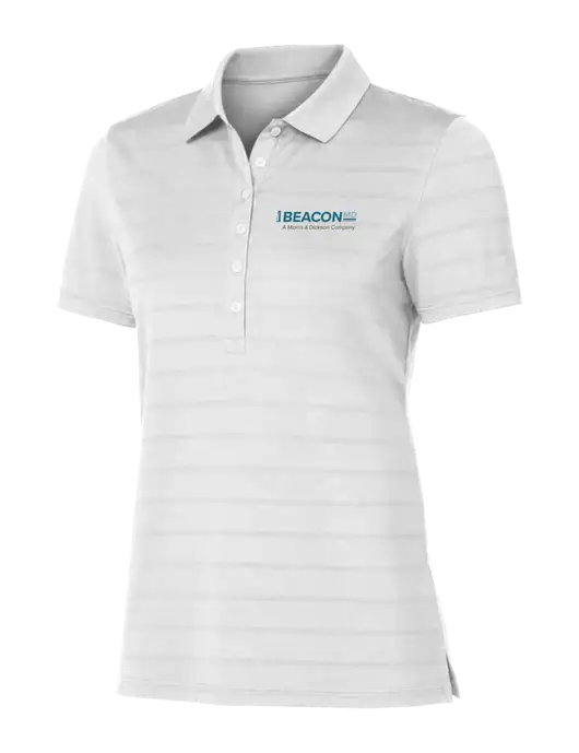 Callaway Womens Bright White Ventilated Polo w/BeaconMD Logo
