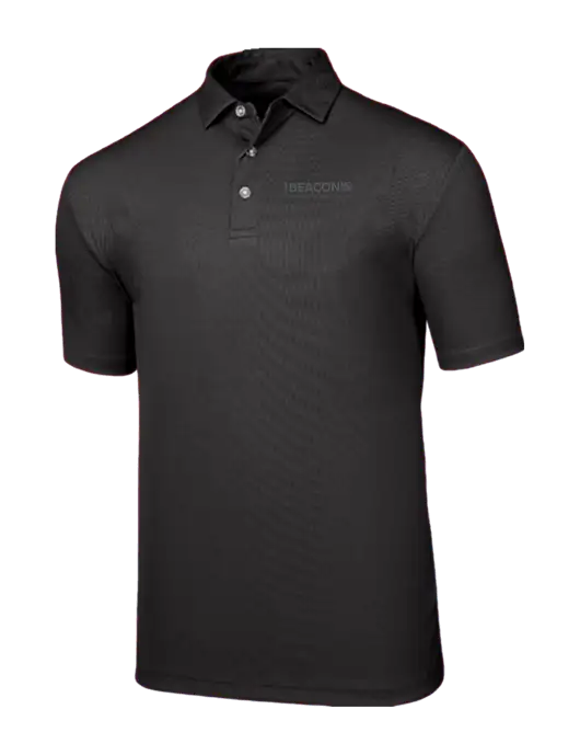 Callaway Birdseye Black Polo w/BeaconMD Logo