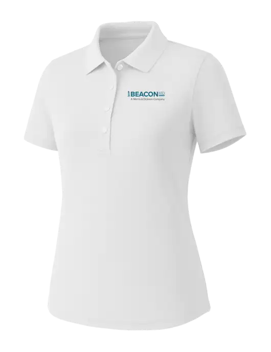 Callaway Womens Core Bright White Performance Polo w/BeaconMD Logo