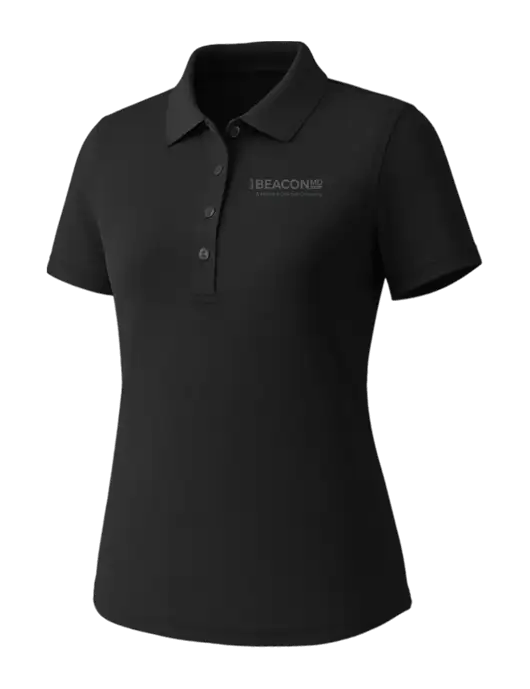 Callaway Womens Core Black Performance Polo w/BeaconMD Logo