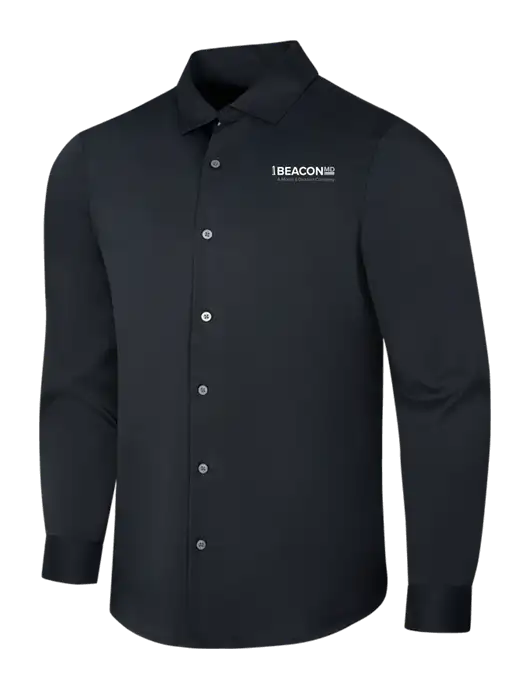 Black City Stretch Shirt w/BeaconMD Logo