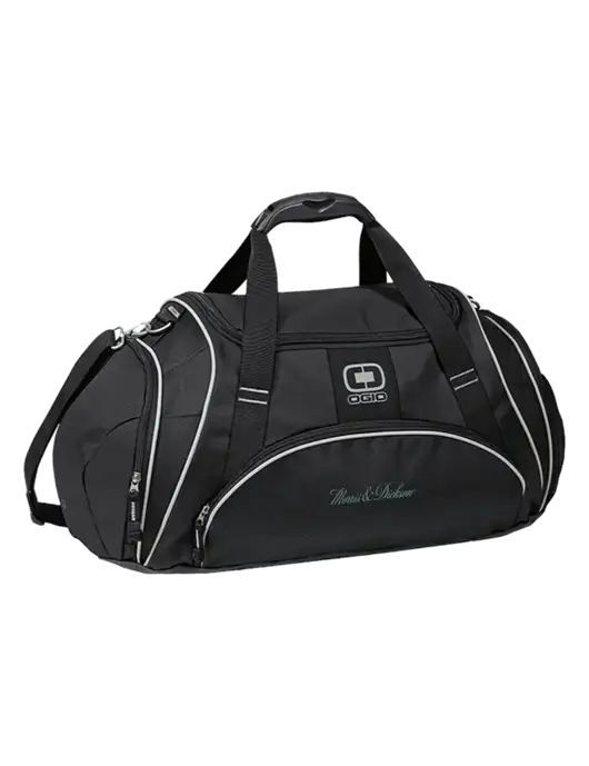 OGIO Black Crunch Duffel
 w/Morris & Dickson Logo