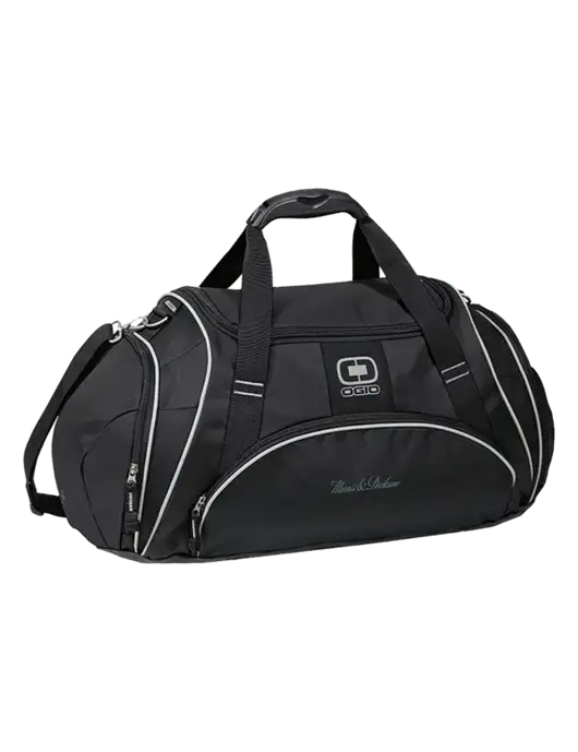 OGIO Black Crunch Duffel
 w/Morris & Dickson Logo