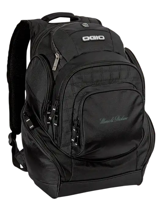 OGIO Black Mastermind Pack w/Morris & Dickson Logo