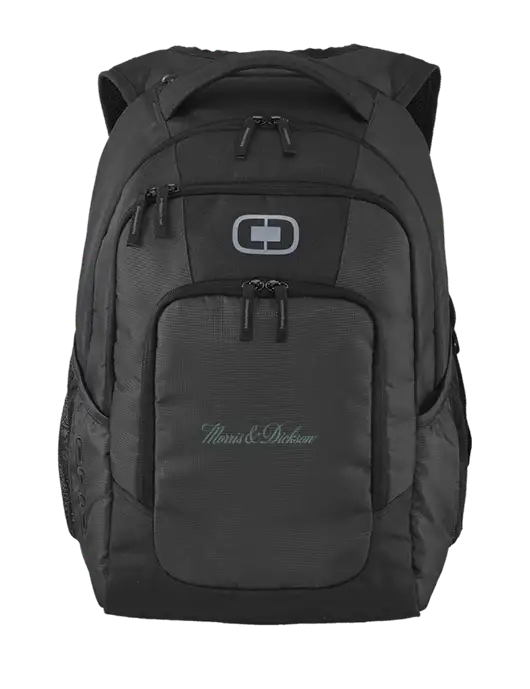 OGIO Diesel Grey Logan Laptop Backpack
 w/Morris & Dickson Logo