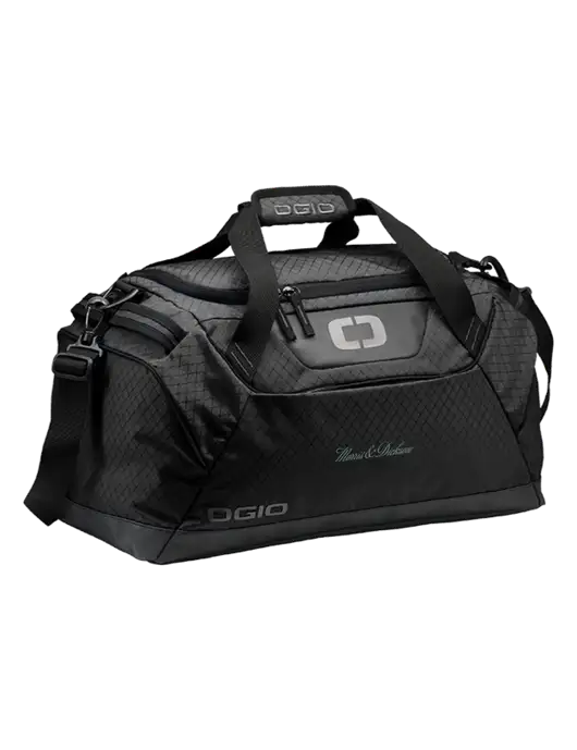 OGIO Black Catalyst Duffle
 w/Morris & Dickson Logo