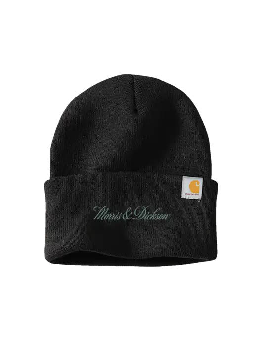 Carhartt Black Watch Cap 2.0 w/Morris & Dickson Logo