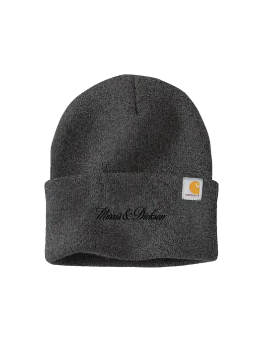 Carhartt Dark Grey Watch Cap 2.0 w/Morris & Dickson Logo