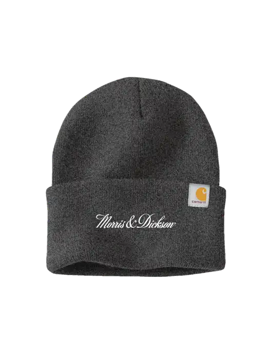 Carhartt Dark Grey Watch Cap 2.0 w/Morris & Dickson Logo