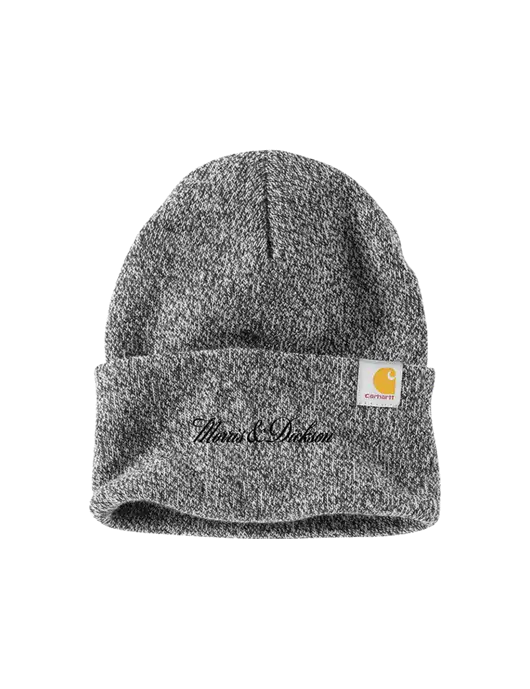 Carhartt Medium Grey Heather Watch Cap 2.0 w/Morris & Dickson Logo