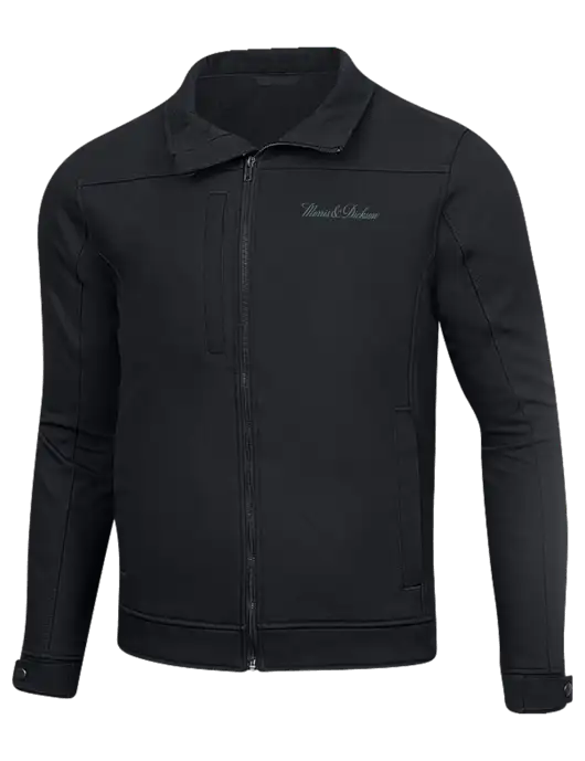 Cornerstone Charcoal Duck Bonded Soft Shell Jacket w/Morris & Dickson Logo