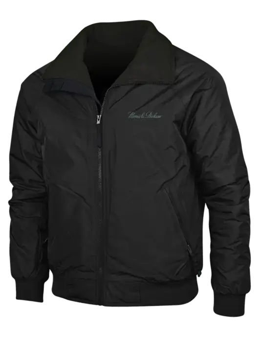 True Black/True Black Classic Challenger Jacket w/Morris & Dickson Logo