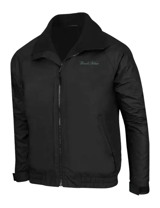 True Black/True Black Classic Competitor Jacket w/Morris & Dickson Logo
