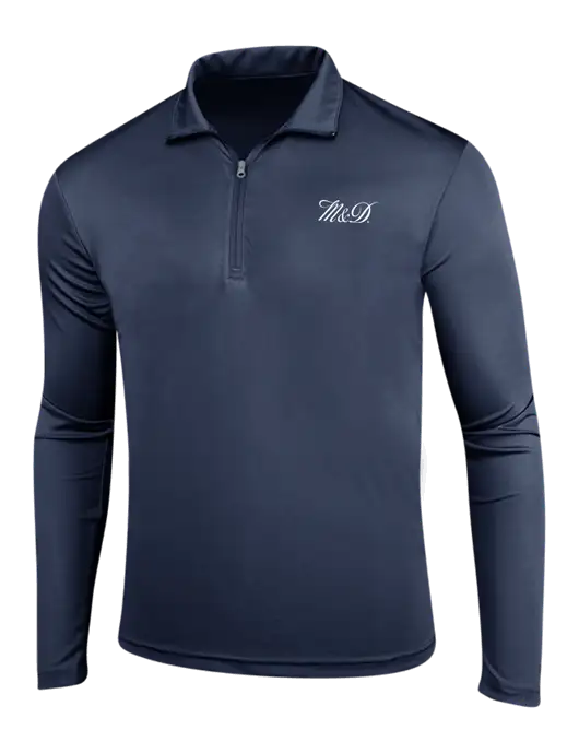 Navy PosiCharge Competitor 1/4 Zip Pullover w/M&D Logo