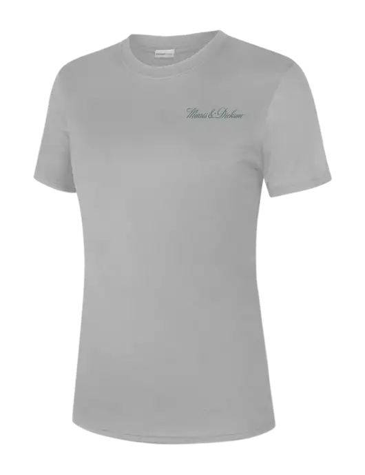  Womens Light Grey PosiCharge Competitor Tee w/Morris & Dickson Logo