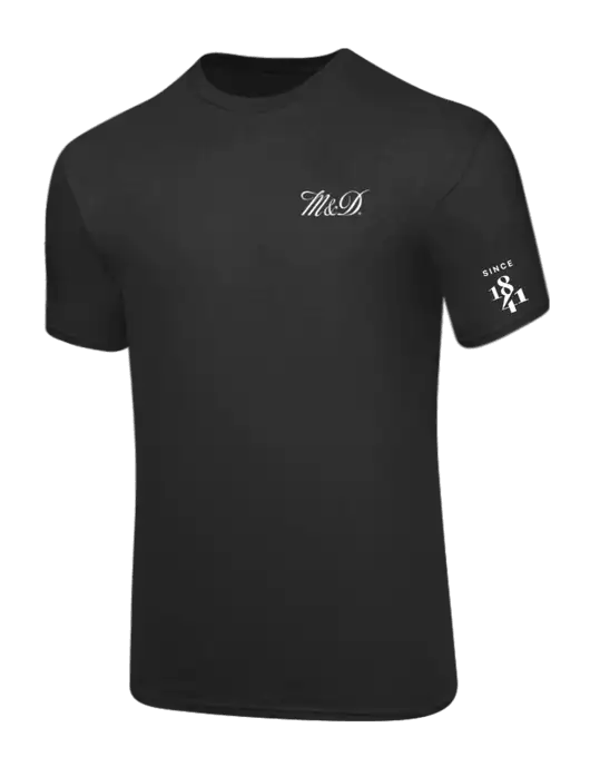 Core Blend Charcoal Grey T-Shirt w/M&D Logo, Since 1841 Logo