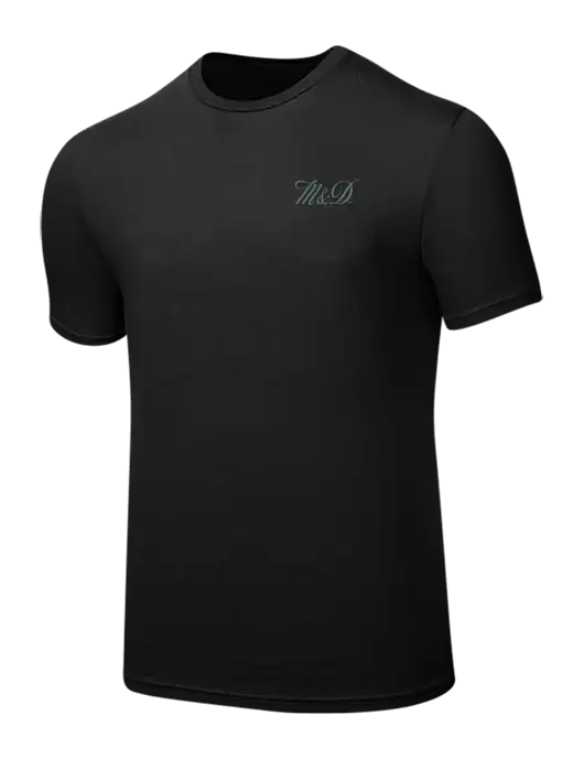 Seriously Soft Black T-Shirt w/M&D Logo