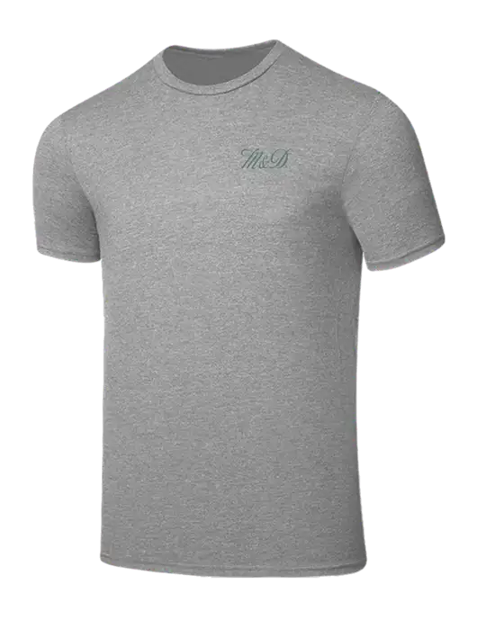 Seriously Soft Light Heather Grey T-Shirt w/M&D Logo