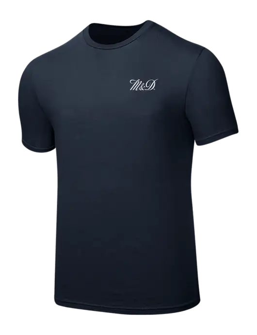 Seriously Soft Navy T-Shirt w/M&D Logo