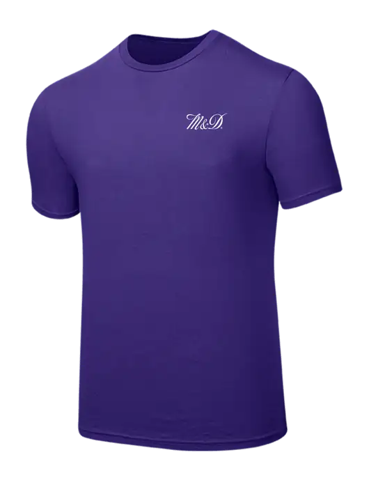 Seriously Soft Purple T-Shirt w/M&D Logo