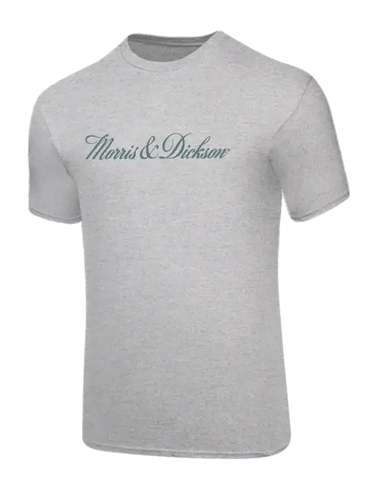 Core Blend Light Grey Heather T-Shirt w/Morris & Dickson Logo