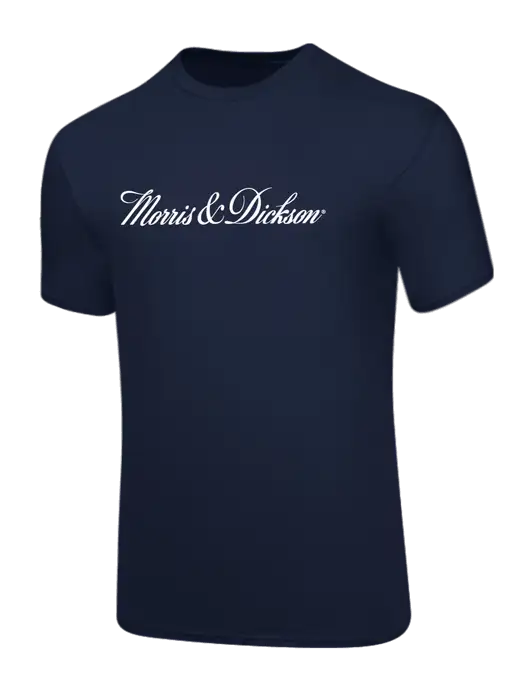 Core Blend Navy T-Shirt w/Morris & Dickson Logo