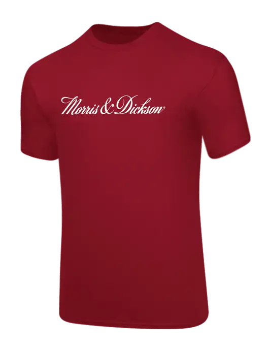 Core Blend Red T-Shirt w/Morris & Dickson Logo