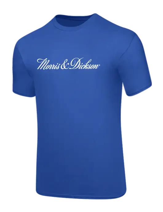 Core Blend Royal Blue T-Shirt w/Morris & Dickson Logo