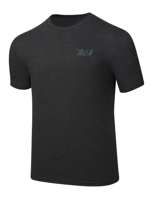 Simply Soft Black Frost 4.5oz  Poly/Combed Ring Spun Cotton T-Shirt w/M&D Logo