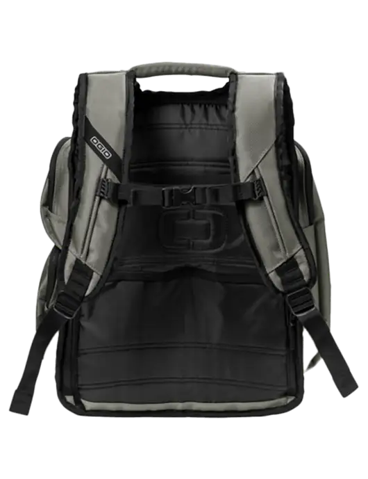OGIO Medium Grey Metro Ballistic Laptop Backpack w/Morris & Dickson Logo