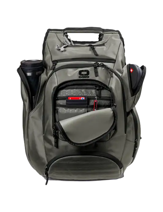 OGIO Medium Grey Metro Ballistic Laptop Backpack w/Morris & Dickson Logo