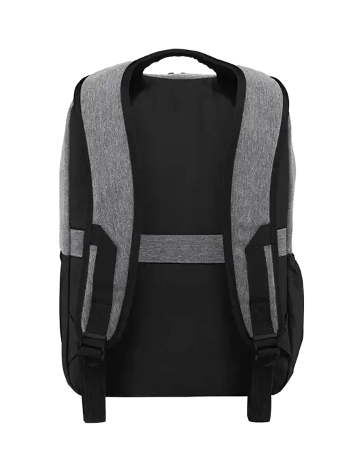 Access Square Laptop Graphite Heather/Black Backpack w/Morris & Dickson Logo
