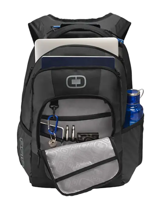 OGIO Diesel Grey Logan Laptop Backpack
 w/Morris & Dickson Logo